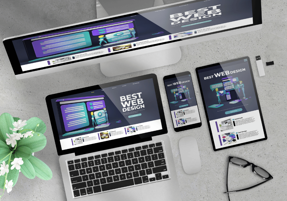 modern website design development