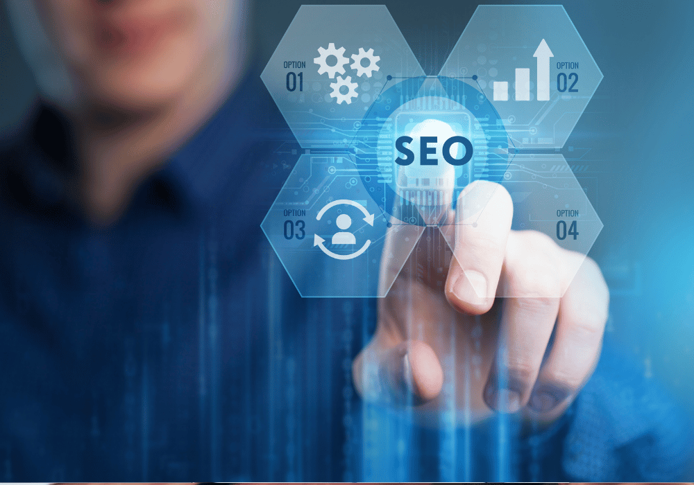 SEO authority network illustration