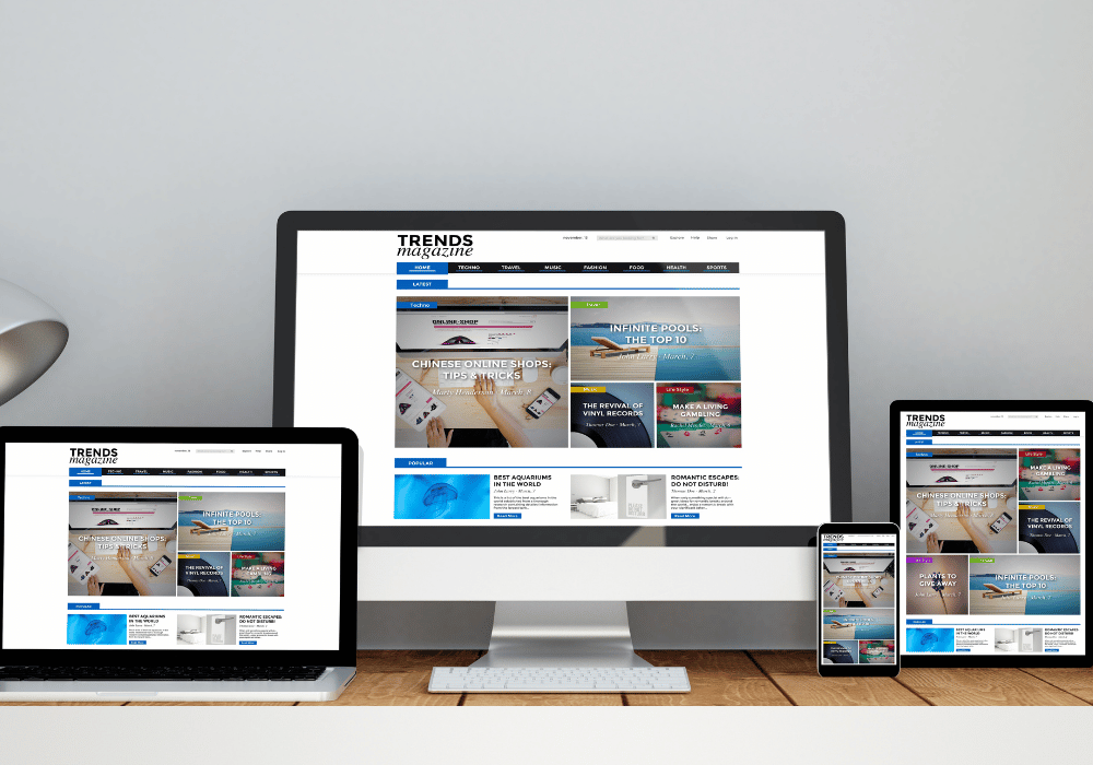 business website design one