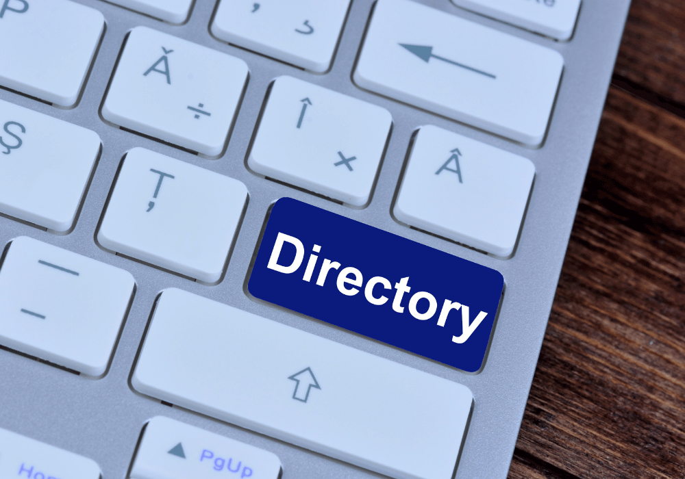 business directory listing illustration