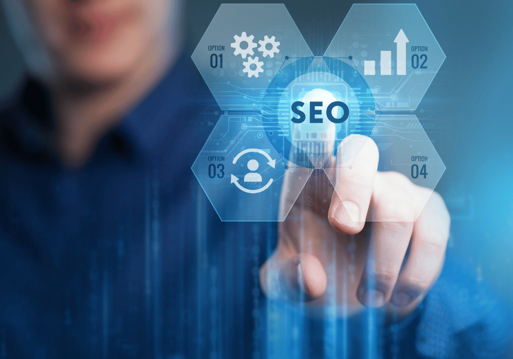 website SEO optimization illustration